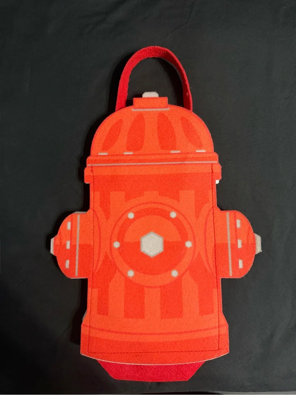 Novelty Fire Hydrant Tote Bag in Bright Red Halloween Bag